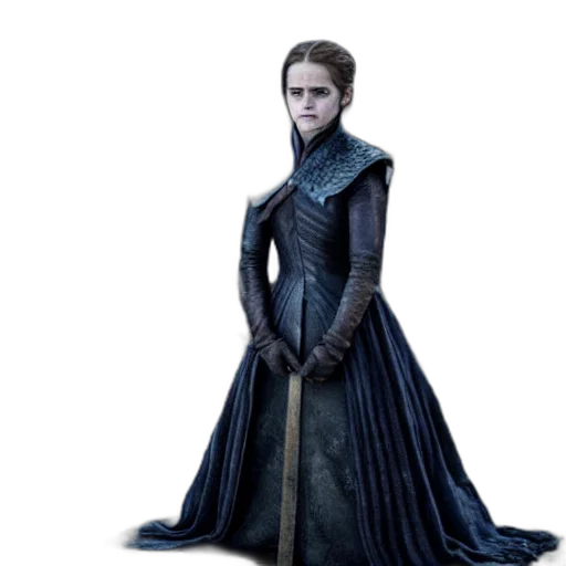 dress, staff, concept art, fantasy art transparent PNG cut-out
