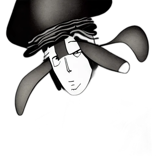 hat, mask, face, staff transparent PNG cut-out