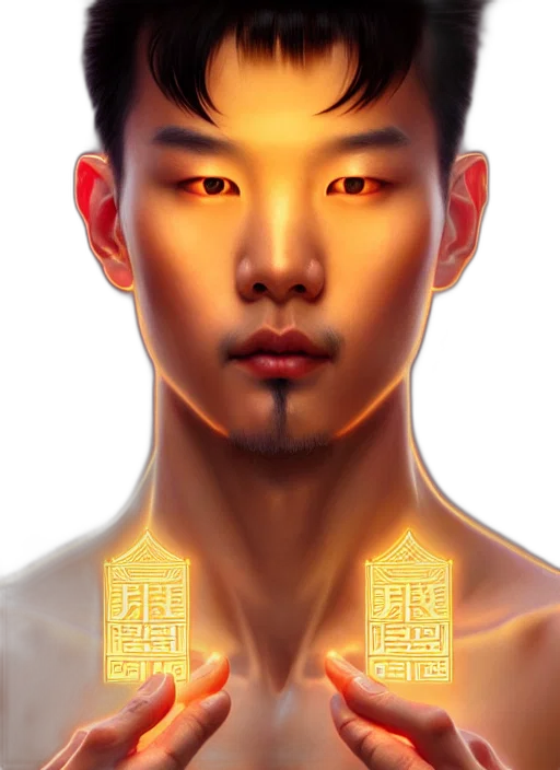 face, mask, jewelry, photorealistic transparent PNG cut-out