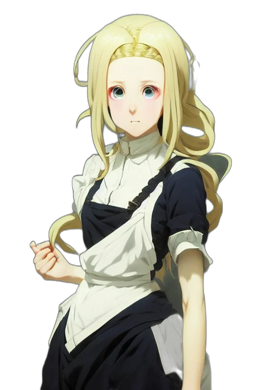 dress, staff, face, robot transparent PNG cut-out