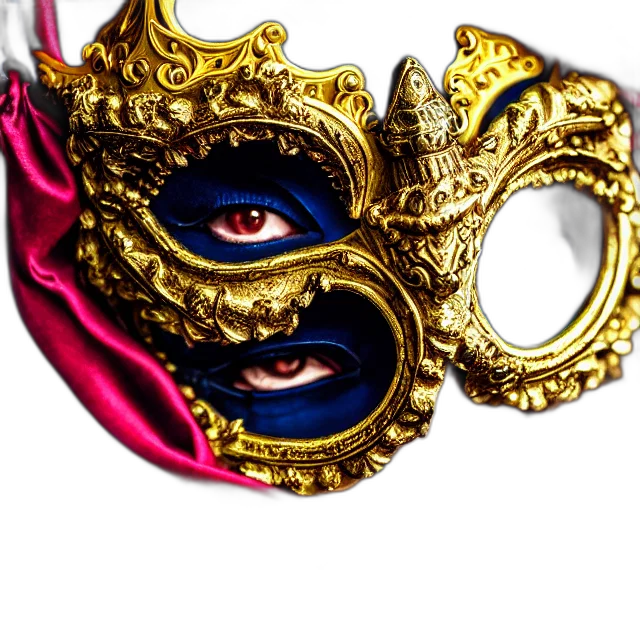 mask, jewelry, crown, face transparent PNG cut-out