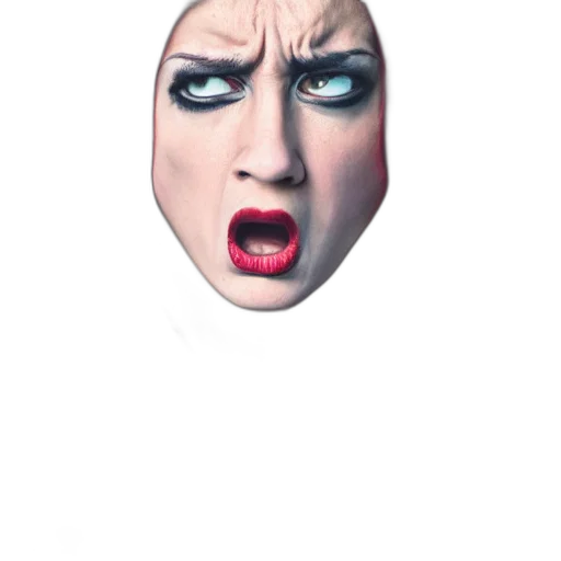 face, mask, creature, hat transparent PNG cut-out
