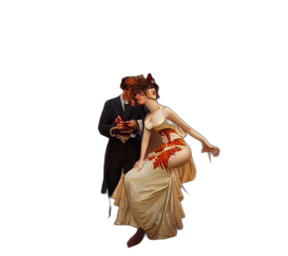dress, oil painting, photorealistic, pixel art transparent PNG cut-out