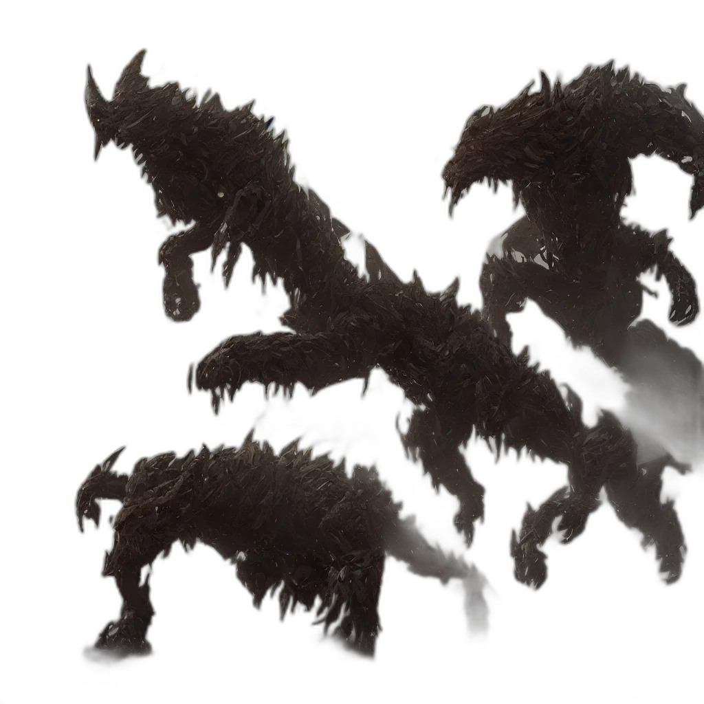 dragon, creature, animal, hair transparent PNG cut-out