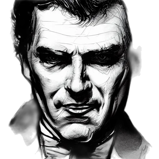 face, mask, comic book art, concept art transparent PNG cut-out