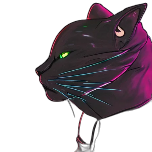 creature, mask, cyberpunk, concept art transparent PNG cut-out