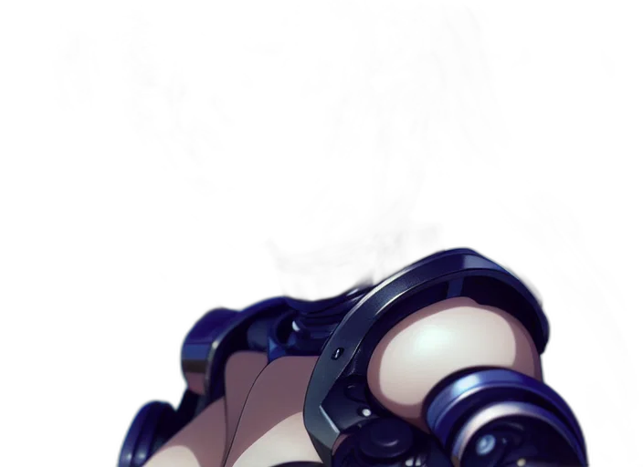 robot, weapon, mask, face transparent PNG cut-out