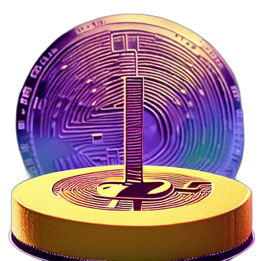 bitcoin, cheesecake, macro, beeple transparent PNG cut-out