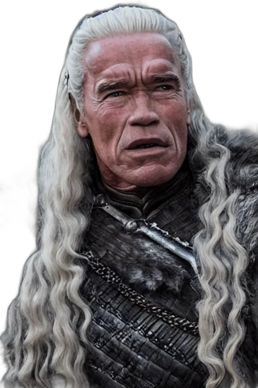 face, dragon, hair, staff transparent PNG cut-out