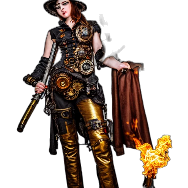 staff, fantasy art, concept art, comic book art transparent PNG cut-out