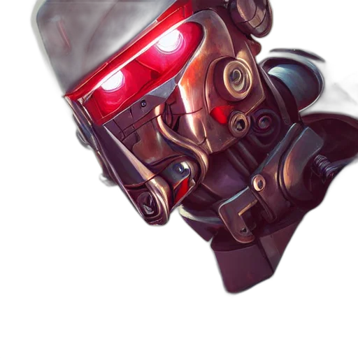 robot, weapon, mask, face transparent PNG cut-out