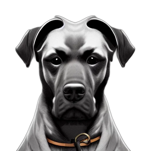 staff, animal, face, photorealistic transparent PNG cut-out