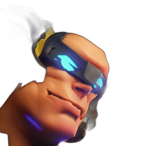 robot, face, mask, weapon transparent PNG cut-out