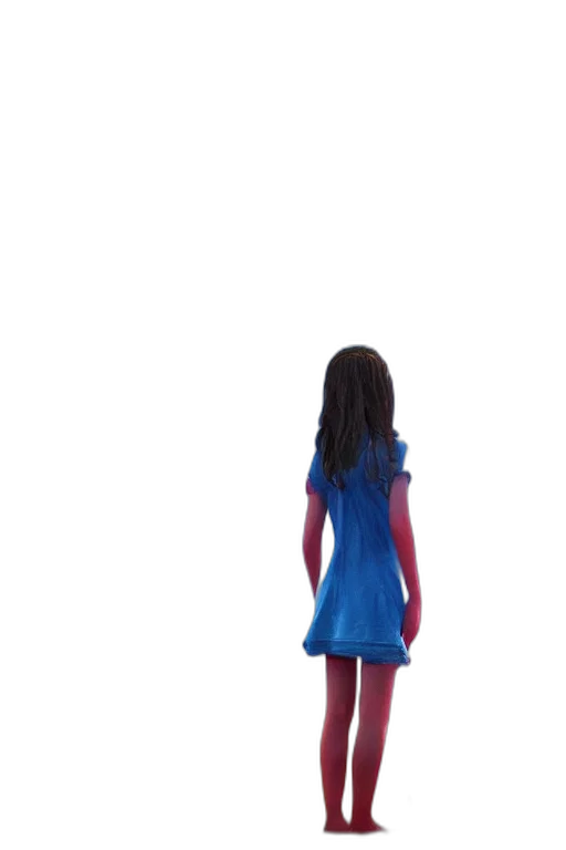 dress, jacket, hair, robot transparent PNG cut-out