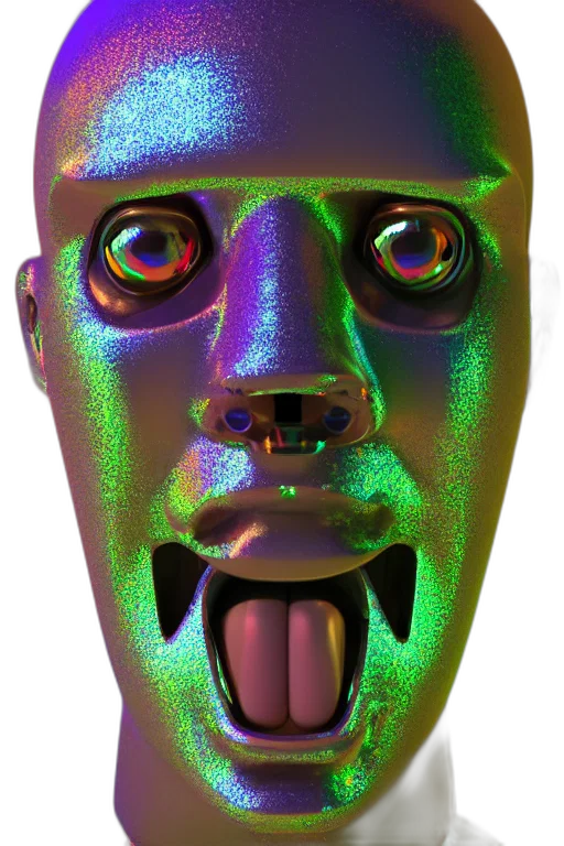 mask, face, robot, creature transparent PNG cut-out