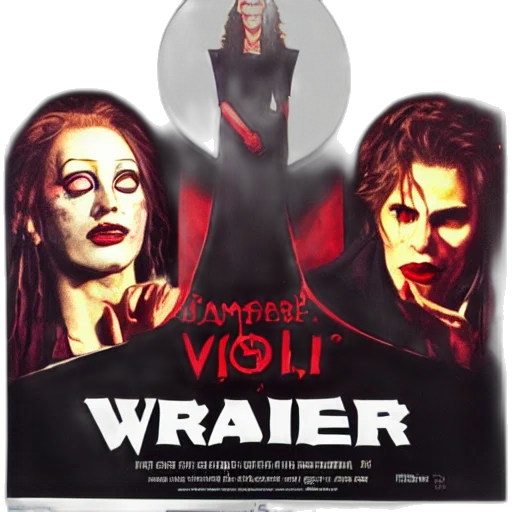 1990, movie, poster, vampire transparent PNG cut-out