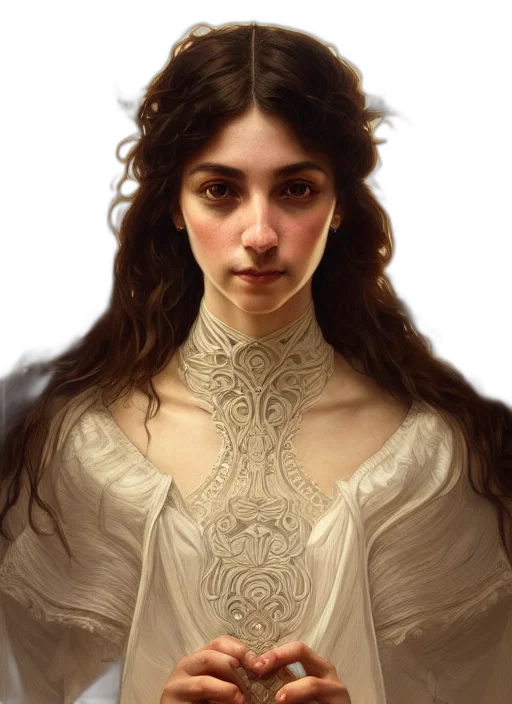 face, dress, crown, jewelry transparent PNG cut-out
