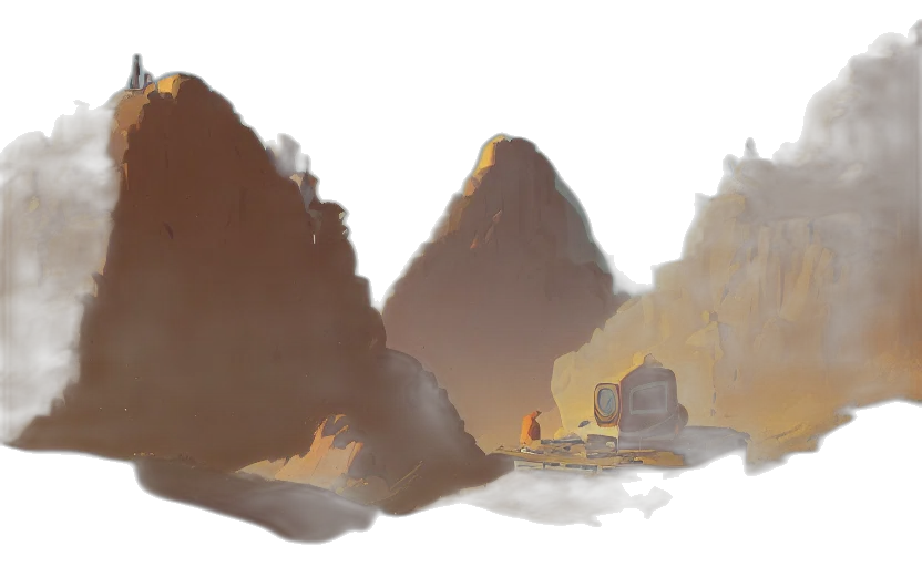 concept art, watercolor, fantasy art, photorealistic transparent PNG cut-out