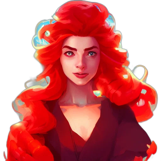 crown, dress, staff, face transparent PNG cut-out