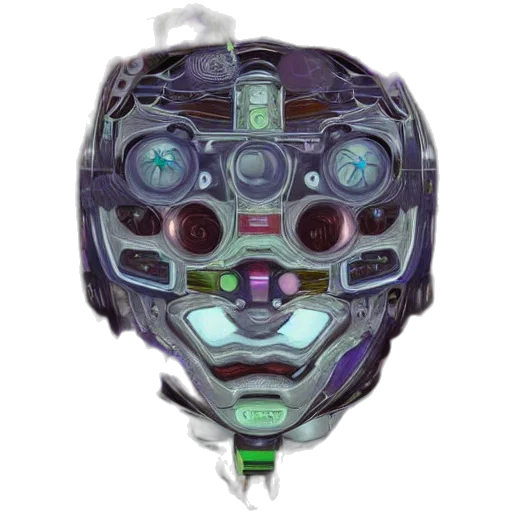 robot, mask, face, weapon transparent PNG cut-out