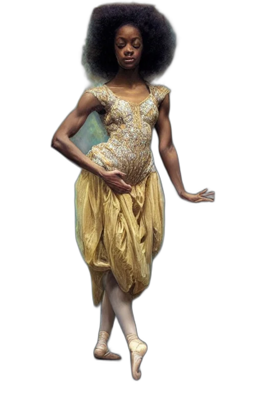 dress, hair, crown, 3d render transparent PNG cut-out