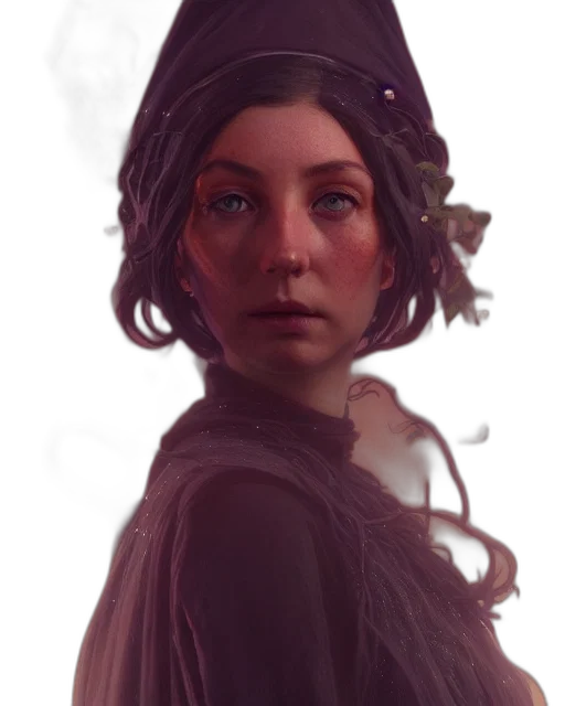 face, crown, creature, dress transparent PNG cut-out