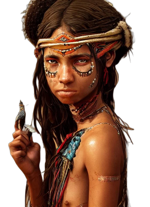 staff, jewelry, face, mask transparent PNG cut-out