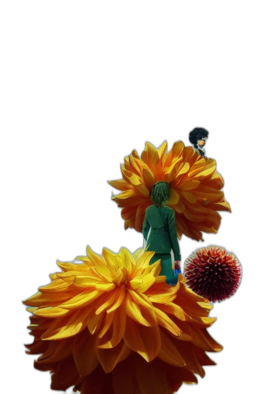 flower, crown, staff, umbrella transparent PNG cut-out