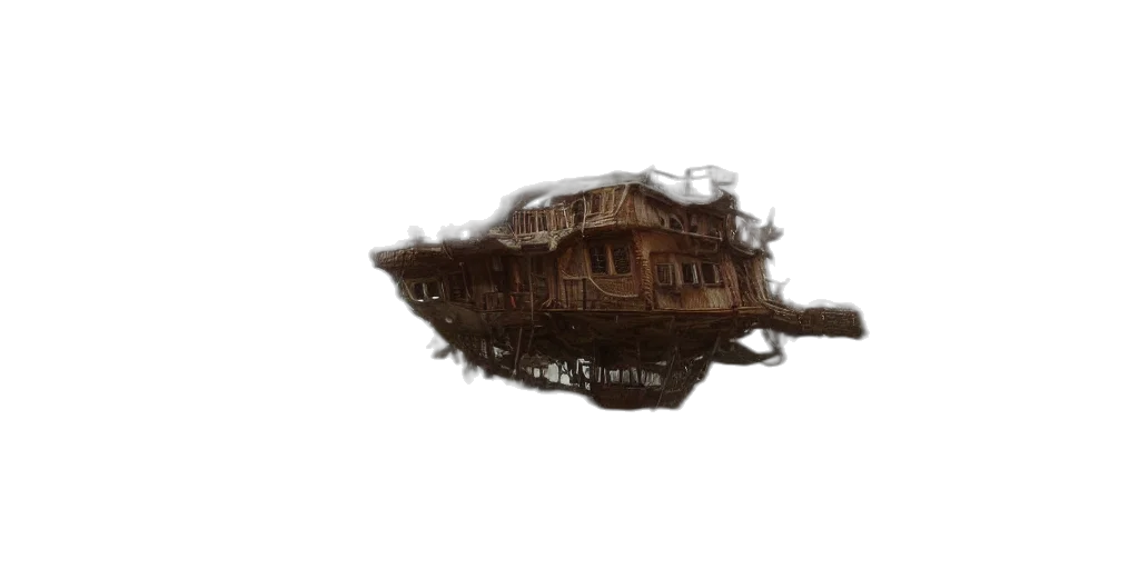 building, creature, face, weapon transparent PNG cut-out