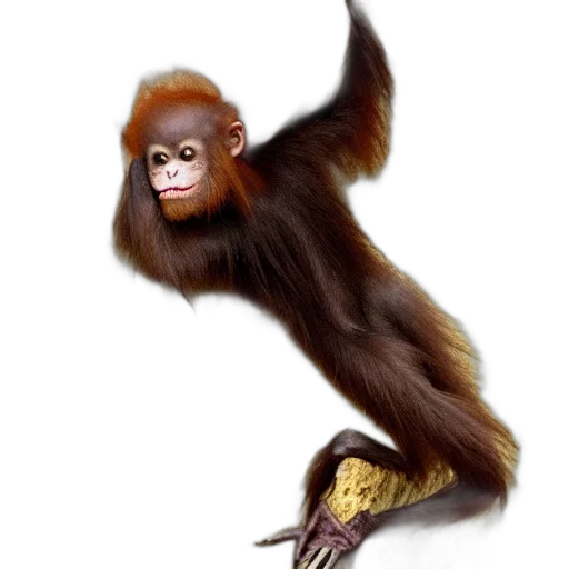 animal, creature, staff, hair transparent PNG cut-out