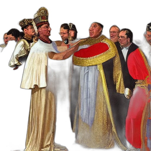 crown, staff, dress, concept art transparent PNG cut-out