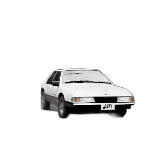car, photorealistic, 3d render, vaporwave transparent PNG cut-out