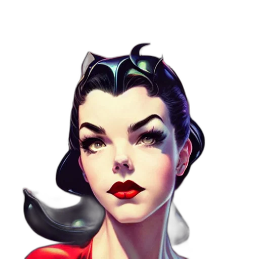 face, crown, comic book art, concept art transparent PNG cut-out