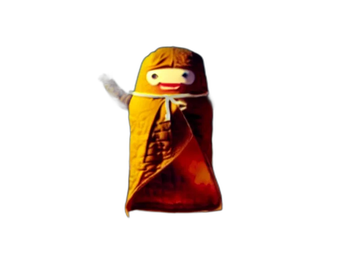 bottle, staff, mask, dress transparent PNG cut-out