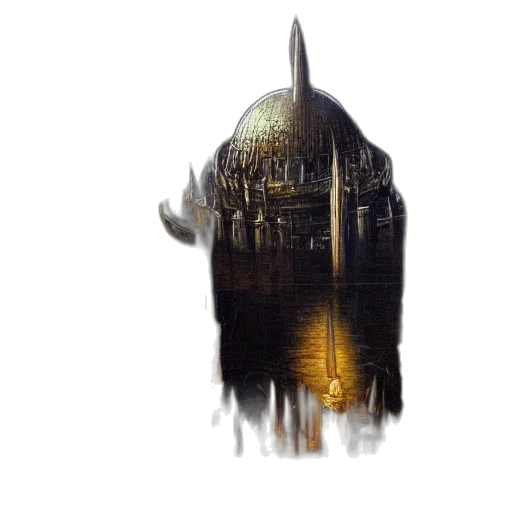 crown, building, sword, mask transparent PNG cut-out