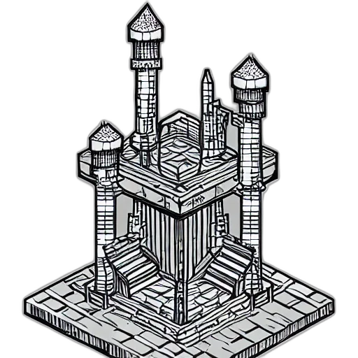 building, crown, furniture, robot transparent PNG cut-out