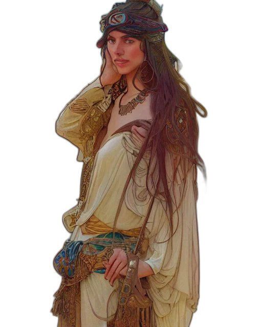 dress, crown, sword, jewelry transparent PNG cut-out