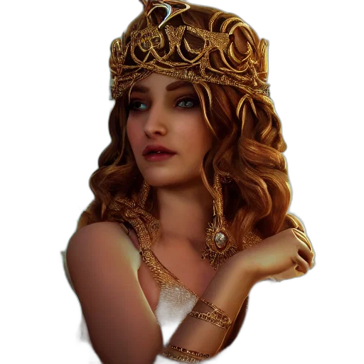 crown, jewelry, hat, fantasy art transparent PNG cut-out