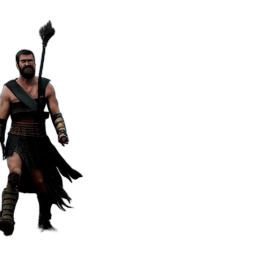 staff, sword, weapon, 3d render transparent PNG cut-out