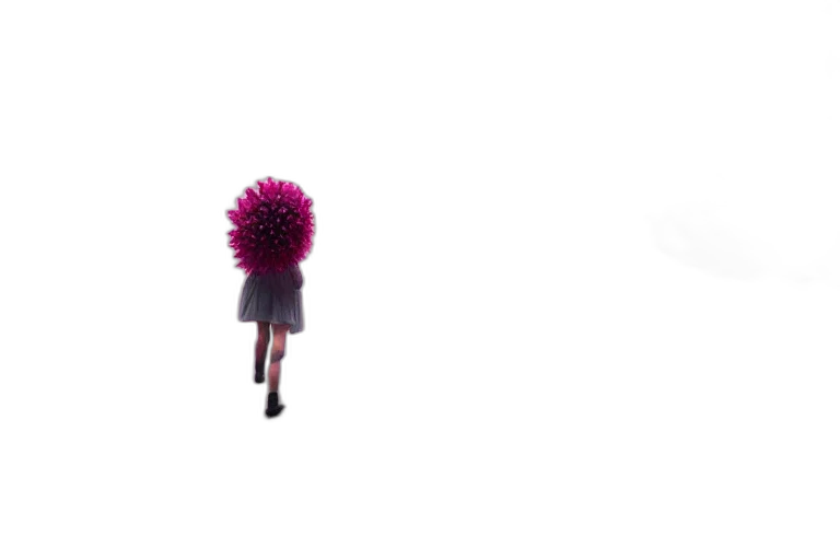 umbrella, flower, hair, dress transparent PNG cut-out