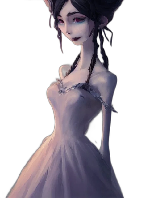 dress, staff, crown, face transparent PNG cut-out