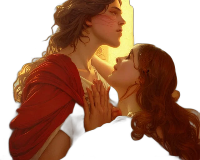 fantasy art, photorealistic, concept art, oil painting transparent PNG cut-out