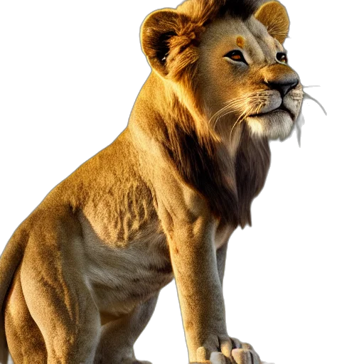 animal, crown, staff, creature transparent PNG cut-out