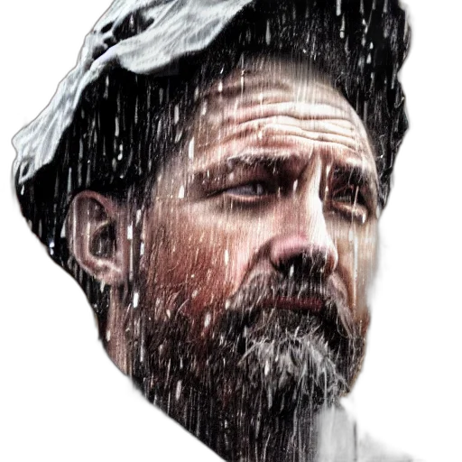 hat, face, umbrella, photorealistic transparent PNG cut-out