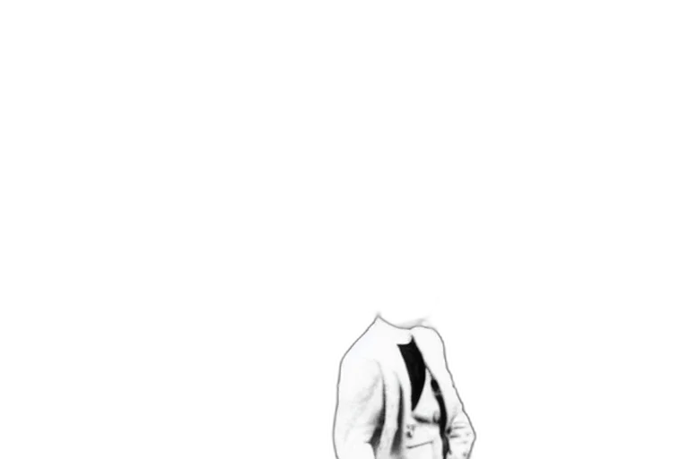 jacket, dress, staff, face transparent PNG cut-out