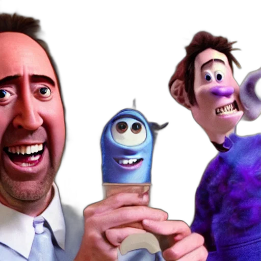 concept art, 3d render, mike, monster transparent PNG cut-out