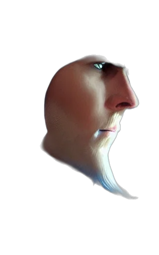 face, mask, creature, hair transparent PNG cut-out