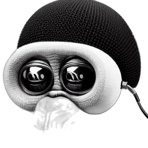 hat, mask, face, staff transparent PNG cut-out