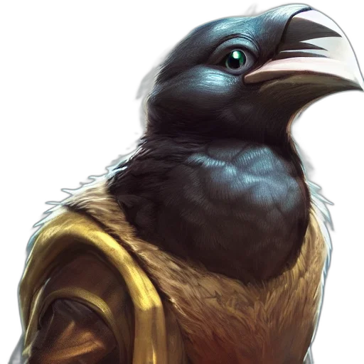 animal, crown, staff, face transparent PNG cut-out