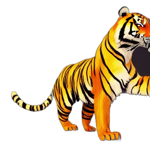 animal, creature, 3d render, concept art transparent PNG cut-out
